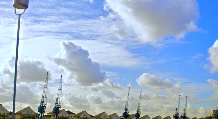 Fotografia Royal Victoria Docks w Londynie