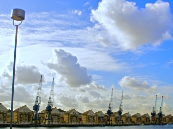 Fotografia Royal Victoria Docks w Londynie