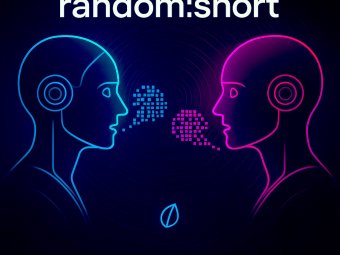 Okładka audycji random:short - dwie AI rozmawiają ze sobą
