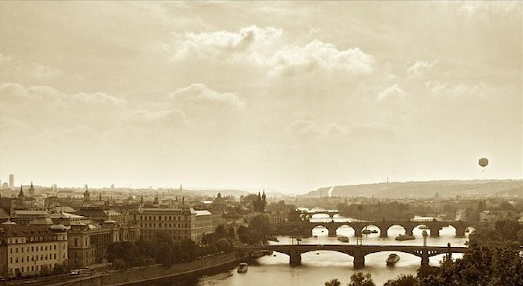 Fotografia mostów w Pradze